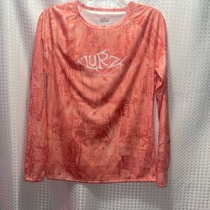 Women's Coral Long Sleeve Top